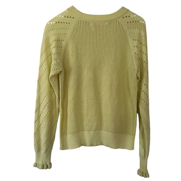 See by Chloe Open Knit Sweater Young Green - Picture 9 of 11